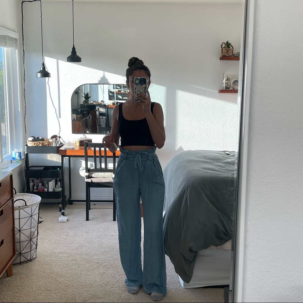 Paper bag pants
